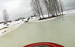 MAD hovercraft on ice