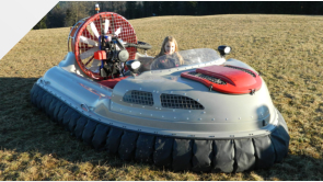 Twin engine hovercraft
