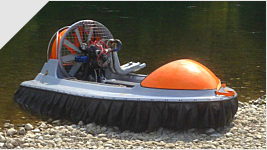 Powerful racing like 100 HP Simonini powered hovercraft