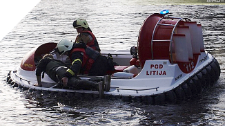 Gasilci Litija hovercraft