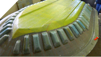 MAD-81L Hovercraft floating