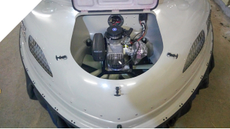 Hovercraft lift motor